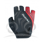 ROECKL Cyklistické rukavice Naturns čierno-červené - Veľkosť : 9