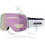 ALPINA Lyžiarske okuliare SLOPE biele matné Q-LITE ružové - ALPINA Lyžiarske okuliare SLOPE biele matné Q-LITE ružové