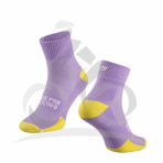 FORCE ponožky EDGE, fialovo-fluo - L-XL/42-46